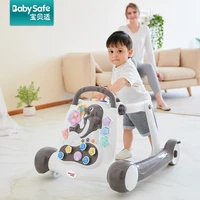 baby walker multi functional anti rollover baby walker with music baby toy baby first steps car toddler trolley sit to stand