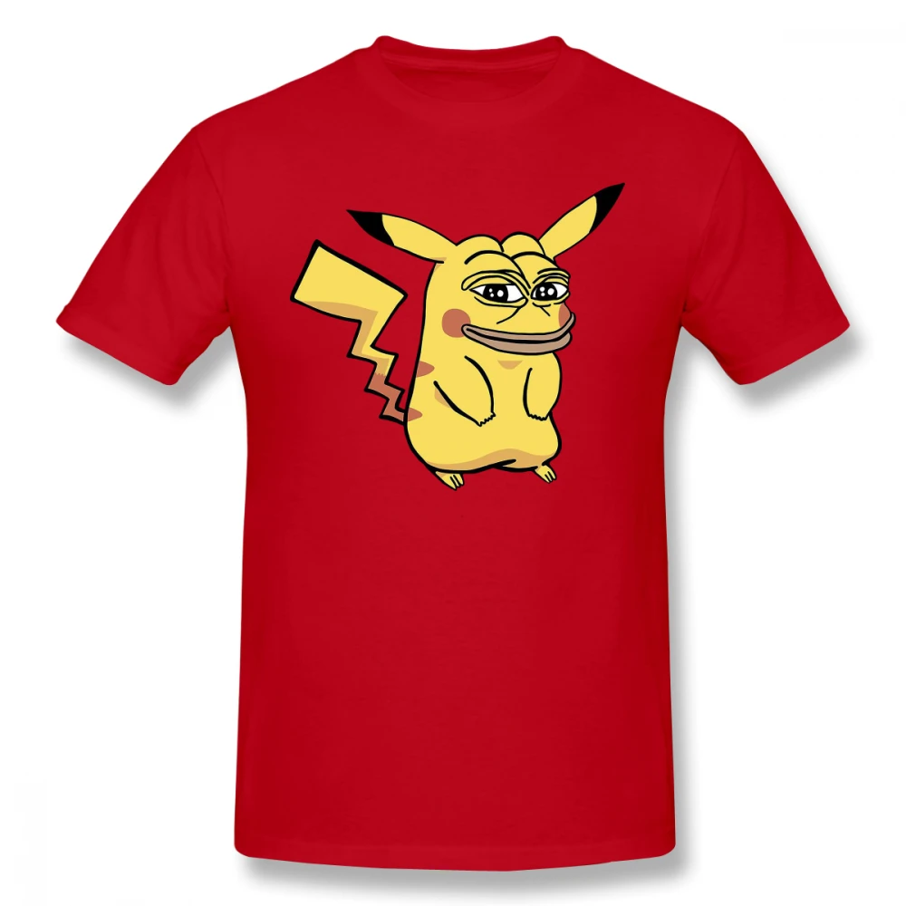 Футболка для мужчин Pokemon Pikachu футболка лягушонок Пепе большой размер 4XL