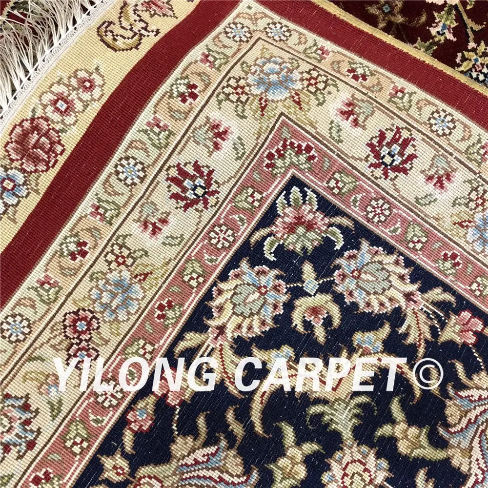 Yilong 6'x9' гостиная красный ковры Традиционный турецкий КИТАЙСКИЙ ручной