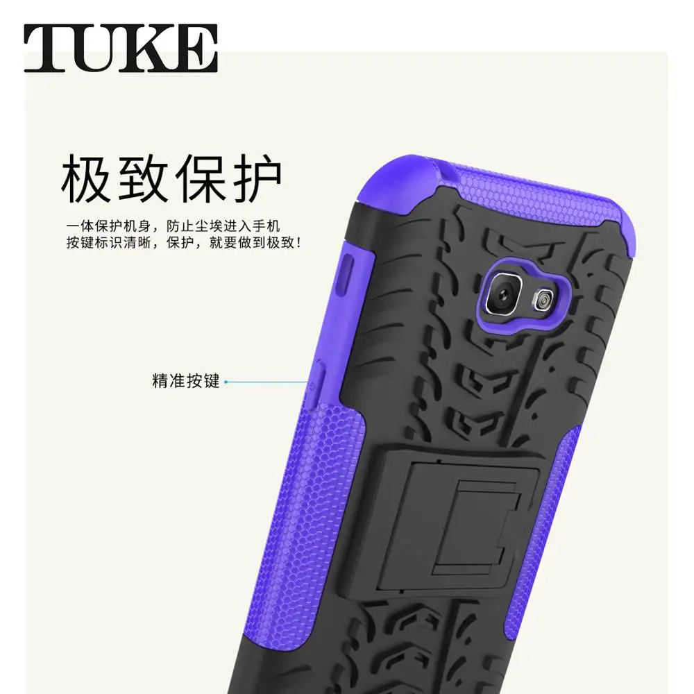 For Samsung Galaxy A7 2017 A720 Case Dual Layer Armor Combo Shockproof Heavy Duty Shield Hard Cover |