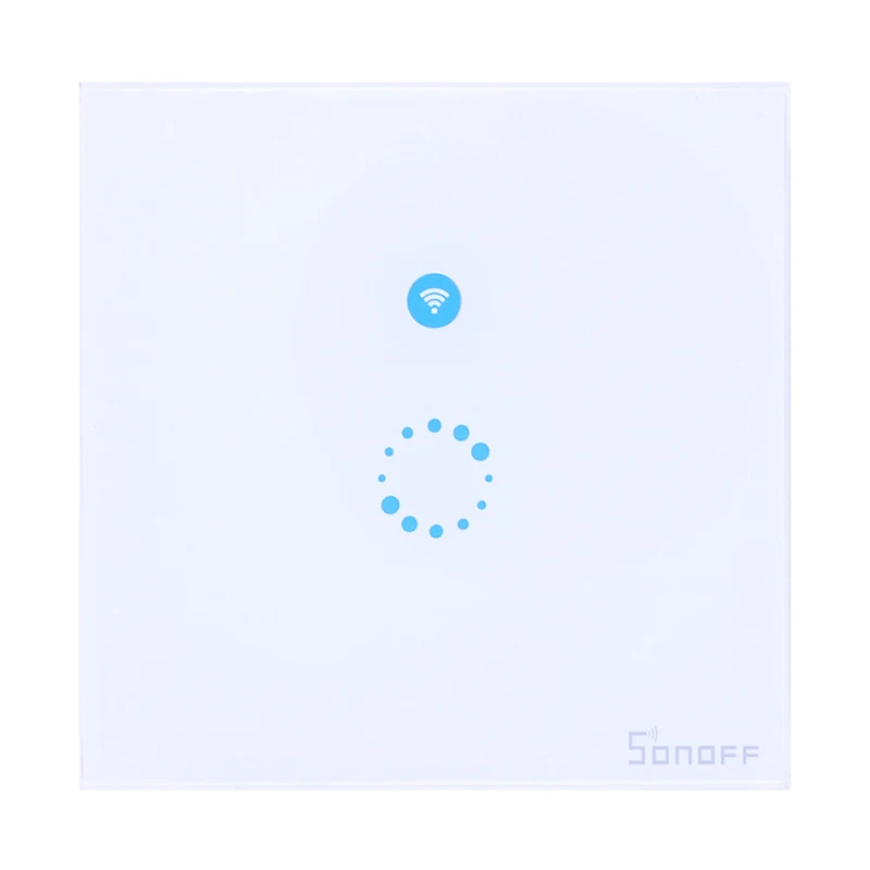 5 шт./лот ITEAD Sonoff сенсорный настенный Wifi переключатель Роскошная стеклянная