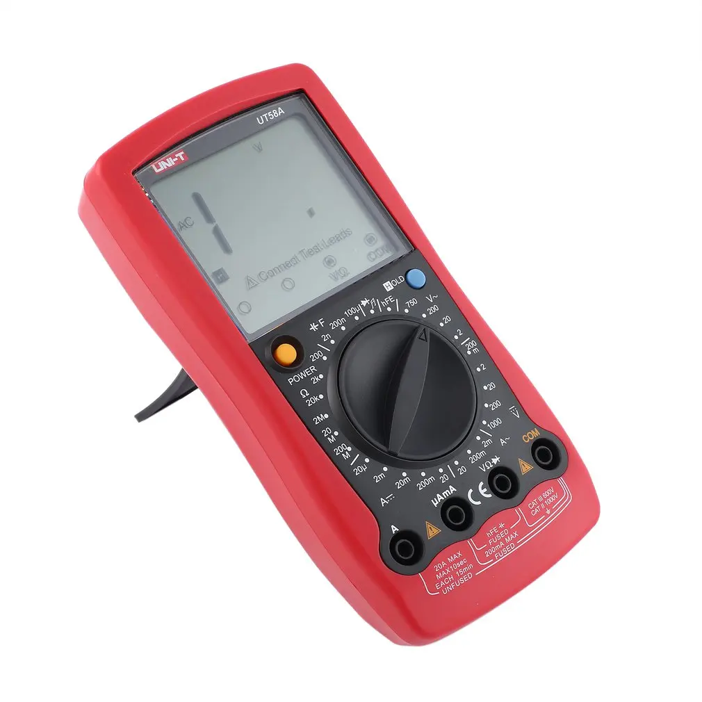 UNIT Цифровой мультиметр DC/AC напряжение измеритель тока ручной Амперметр Ом диод