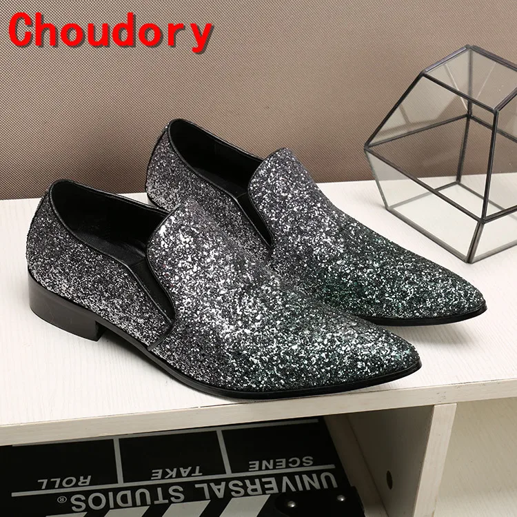 Choudory/мужские кожаные модельные туфли красные свадебные бархатные лоферы тапочки