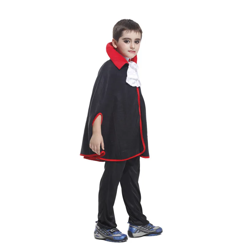 Дети младенец Начинающий ходить Малыш Маленький вампир костюм плащ для