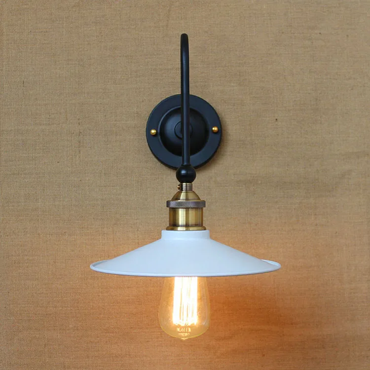 Белый черный под старину Ретро Настенные светильники Винтаж деревенский