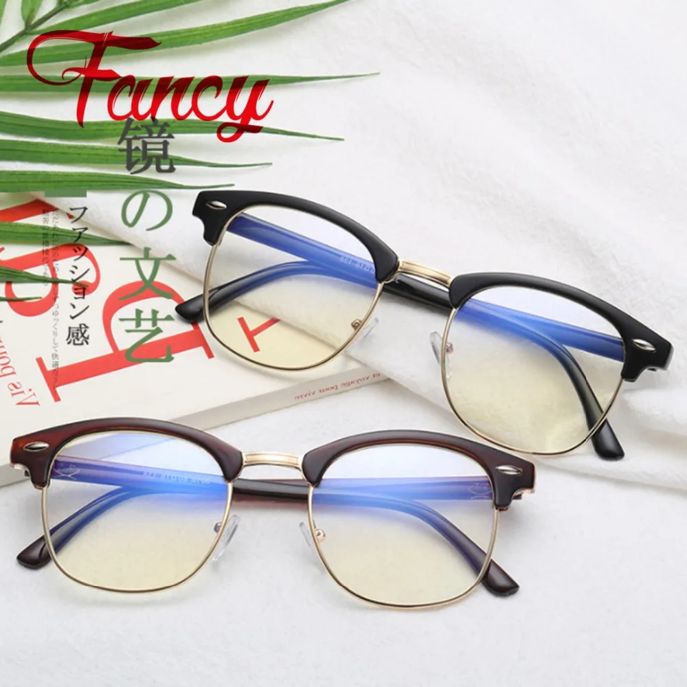 Компьютерные очки Защита для женщин и мужчин оправа очков Анти синий луч