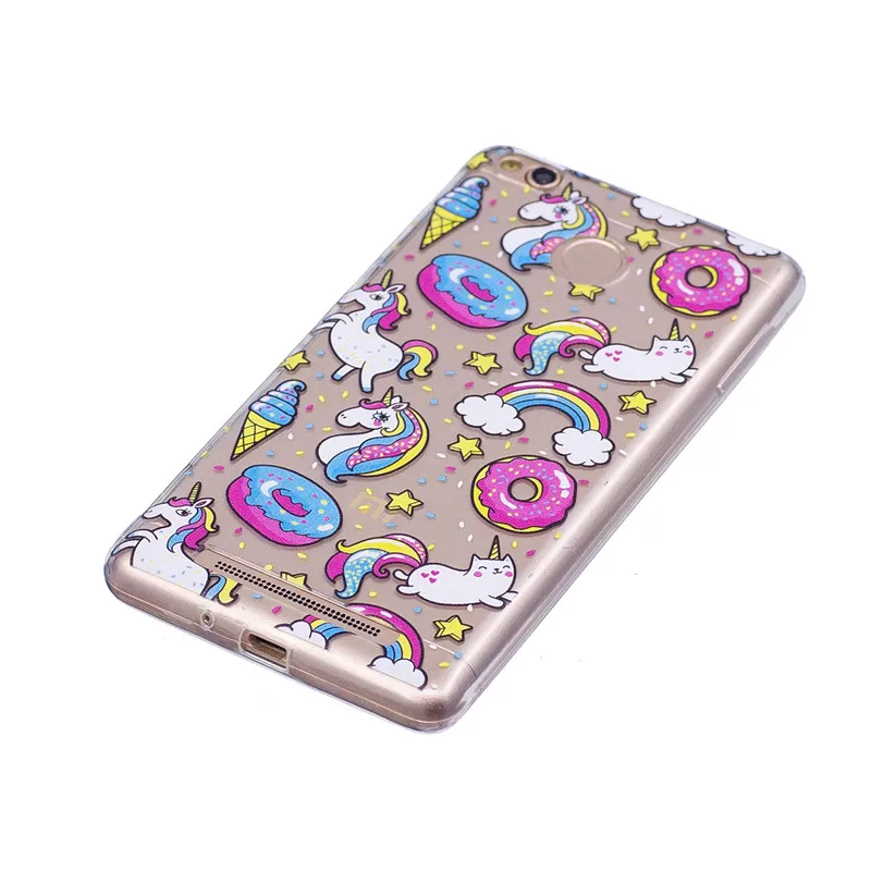 Чехол Wekays для Coque XiaoMi RedMi 3 S Pro 4A мультяшный Единорог Силиконовый ТПУ чехол Xiaomi 4 A