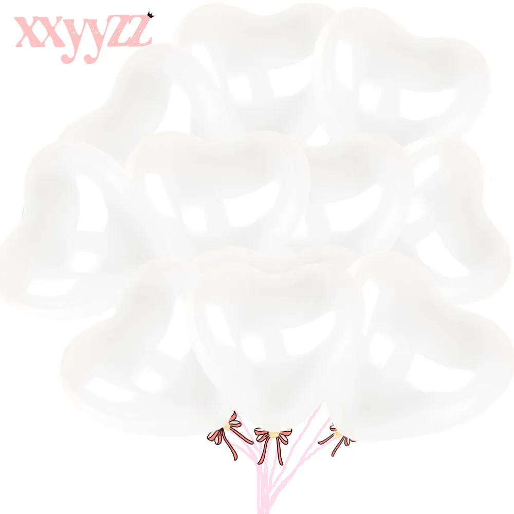 XXYYZZ 10 шт./лот Spot 5 дюймов импорт 1 3 г Сердце Любовь Прозрачный импортный латексный