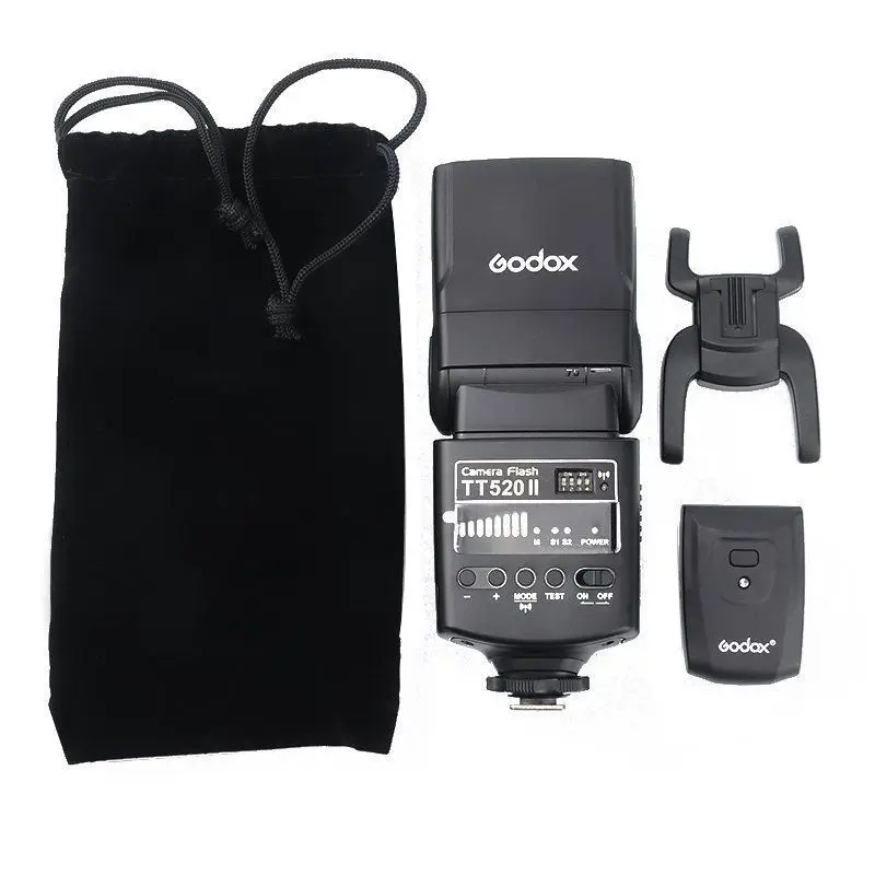 

Godox TT520 II Flash TT520II with Build-in 433MHz Wireless Signal +Color Filter Kit for Canon Nikon Pentax Olympus DSLR Cameras