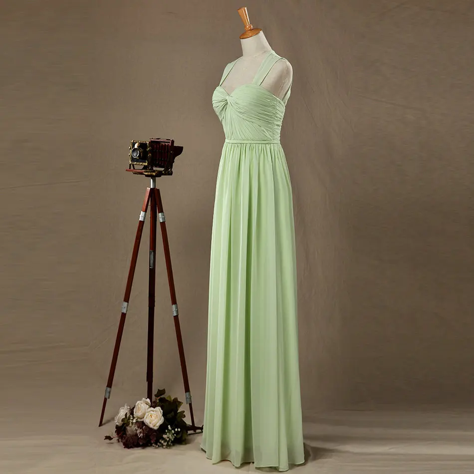 Apple Green 2016 настоящий образец шифоновая шляпа с оборками рукавами открытая спина