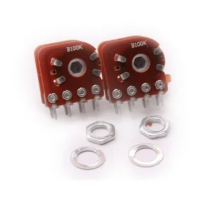 Линейный потенциометр Glyduino WH148 B100K с двойным звеном, 8 контактов, для Arduino