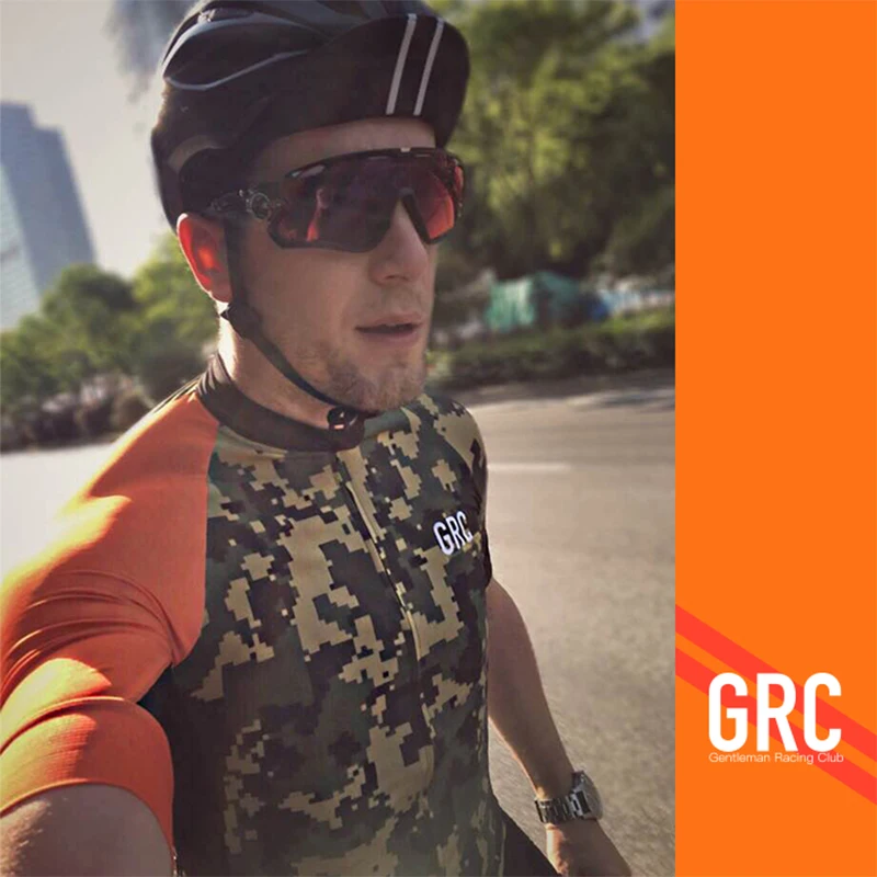 Grc Vélo мужчины 2017 Pro команда летом MTB Спортивная быстросохнущая Велоспорт дышащий