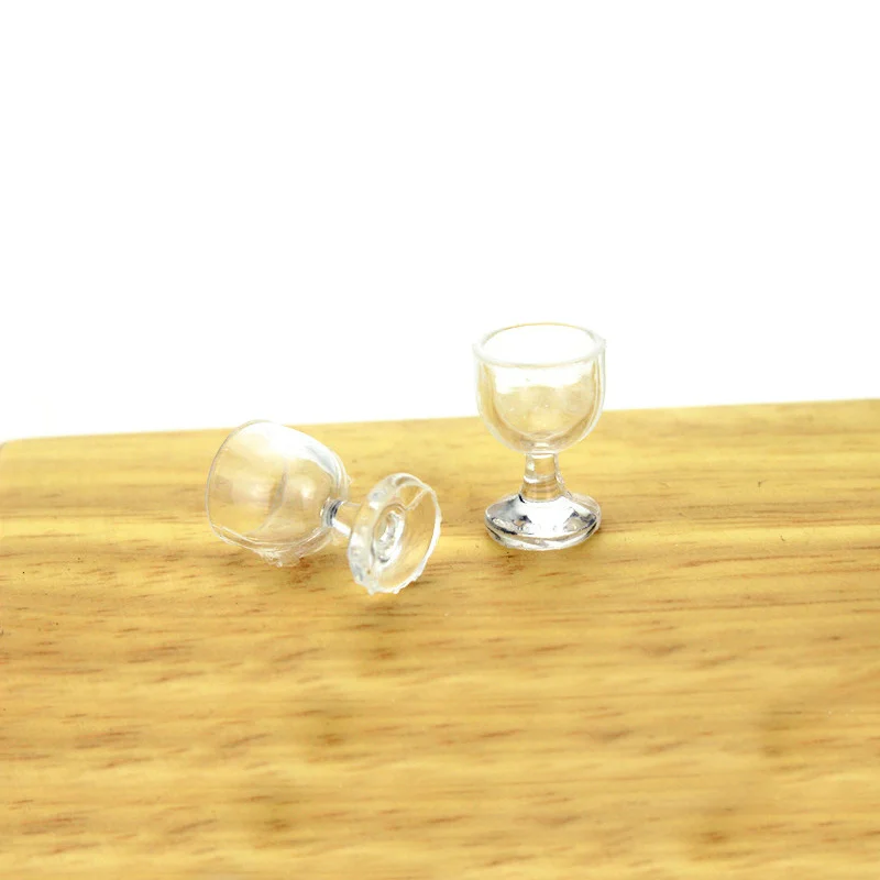 4 шт./лот ручная работа мини красная чашка бокал для вина игрушка 1/12 кукольный