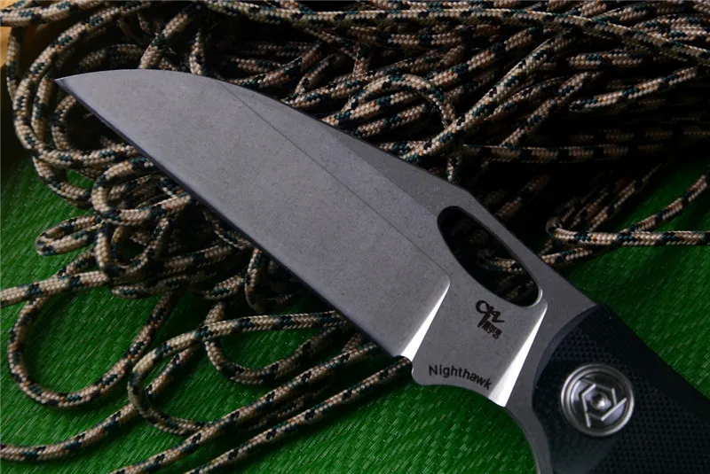 CH новый нож Nighthawk складной карманный D2 лезвие черный или синий G10 рукоятка кемпинг