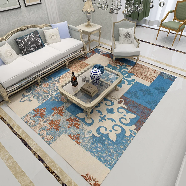 

HUAMAO 2018 Новый Европейский современный минималистичный ковер гостиная спальня журнальный столик коврики Нескользящие плетеные ковры
