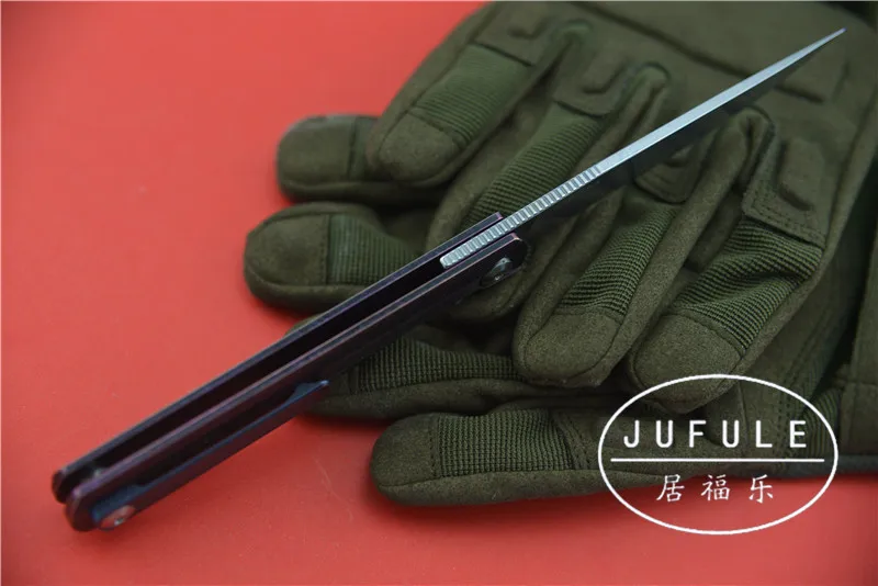 Jufule YIDU ZDP189 titanium порошка сплава стали складной нож с аварийный Нож портативные