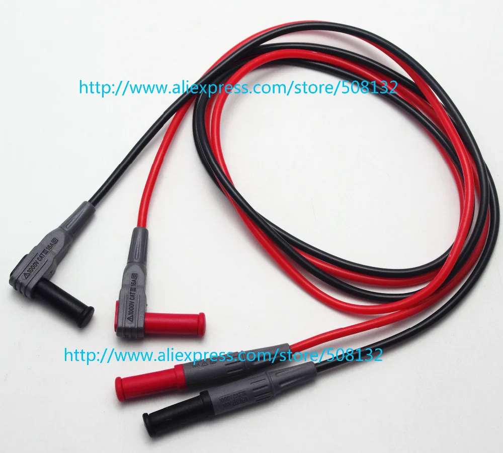 Силиконовый испытательный провод для безопасного соединения TL70 16 А 4 мм банан