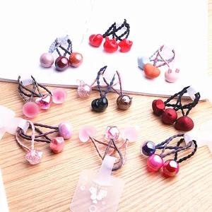 3 шт.лот, детские украшения для волос в виде животных, резинки для волос с узлом лотоса из мультфильма, резинка для волос