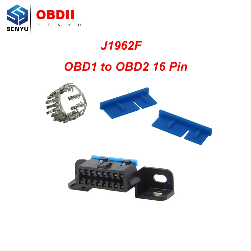 Новейший J1962F OBD2 obd2 сканер 16 Pin гнездовой разъем OBD2 16 Pin удлинитель OBD к OBD2 16 Pin автомобильный диагностический инструмент