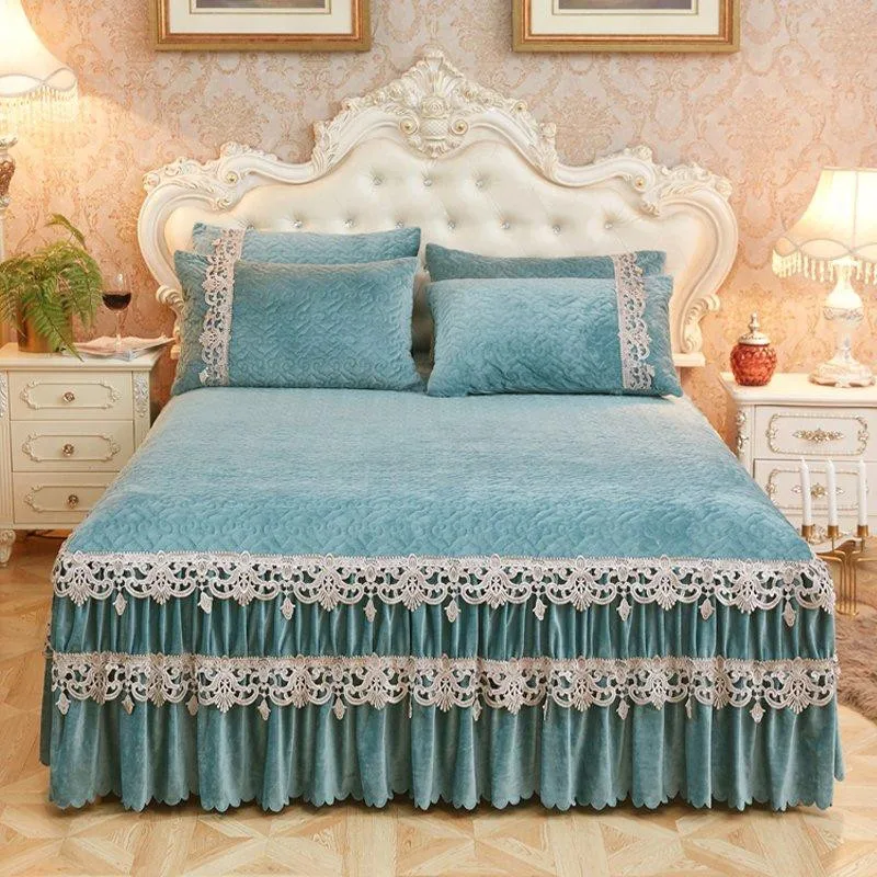 150X200 см/180x200 см/200x220 см стеганая хлопковая кровать с кружевной каймой, покрывало для кровати, набор наматрасников, накидка для матраса