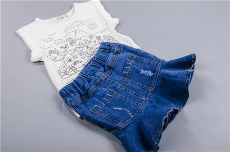 Girls Denim Skirts Summer Style Kids Clothes Toddler Girl falbala Jean Tutu Skirt Baby children fashion fish tail skirt | Детская одежда