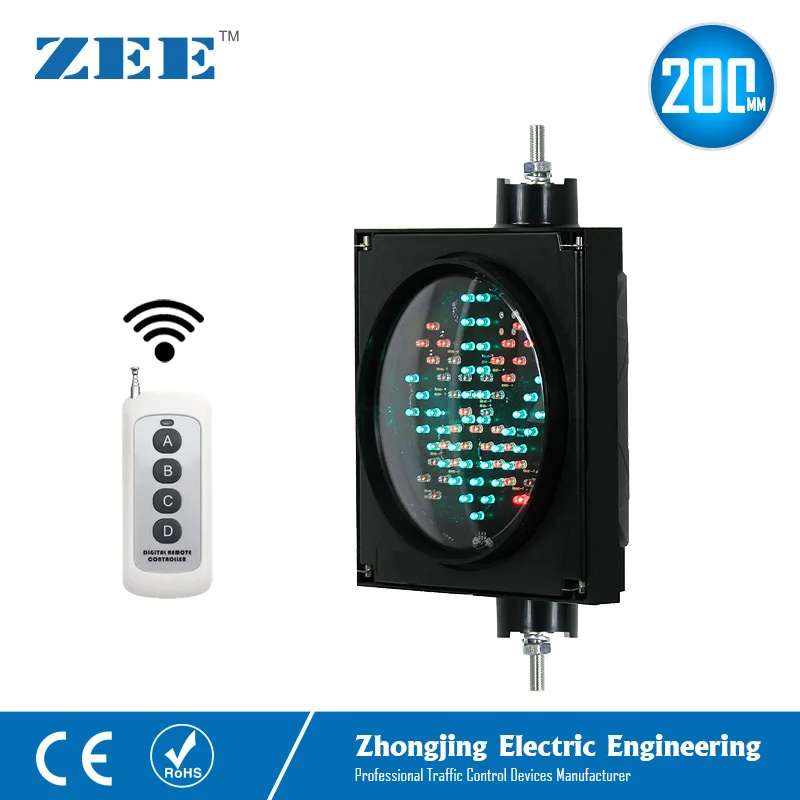 Remote Controller 200mm LED Traffic Light Red Cross Green Arrow Signals Wireless Controlled | Безопасность и защита
