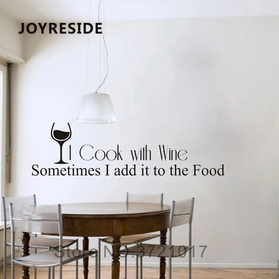 Кухонный Настенный декор I Cook с винными цитатами простой дизайн настенные