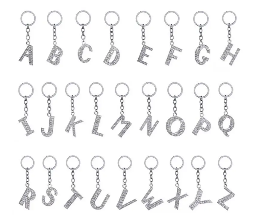 Лидер продаж милая пара письмо брелок для любителей сплава Мода Ювелирные эмали