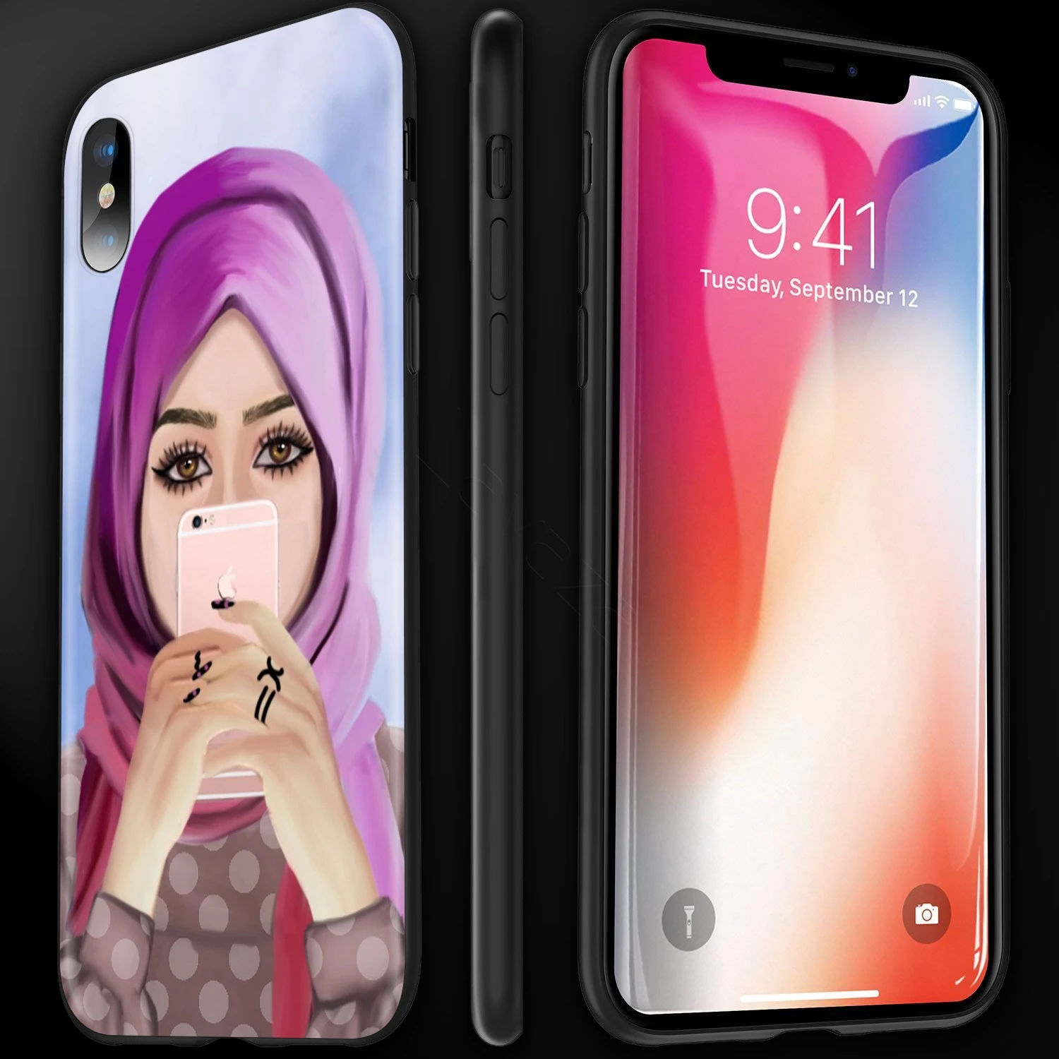 Lavaza Мусульманский Исламский чехол с глазами для iPhone 12 mini 11 Pro XS Max XR X 8 7 6 6S Plus 5 5s se |