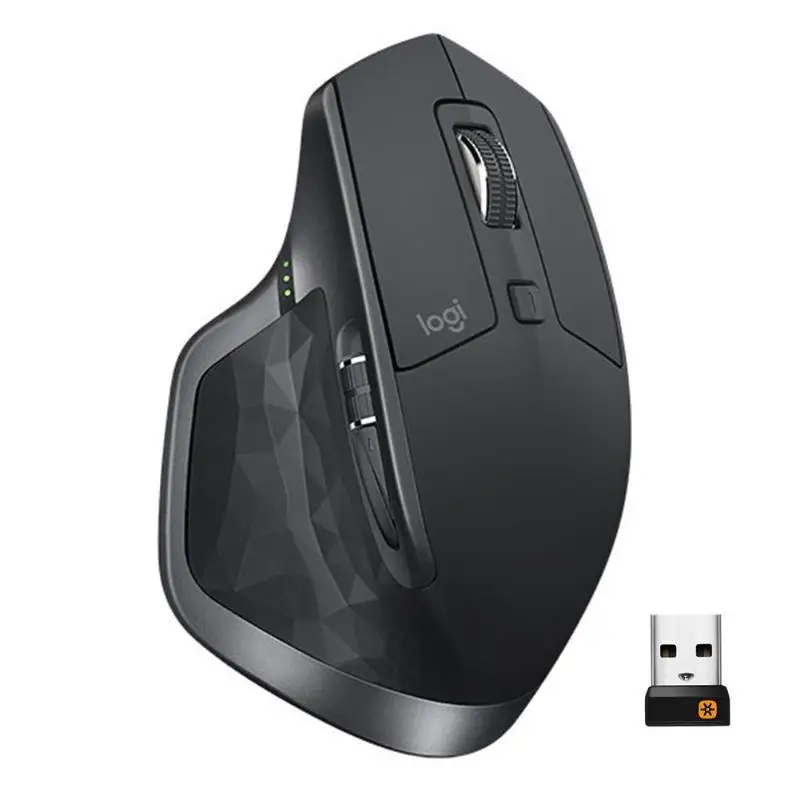 USB logitech MX Master беспроводная 2 S 2,4Hz 1000 dpi эргономичная компьютерная мышь 7 клавиш мульти-устройство мыши для домашнего офиса ПК/компьютера