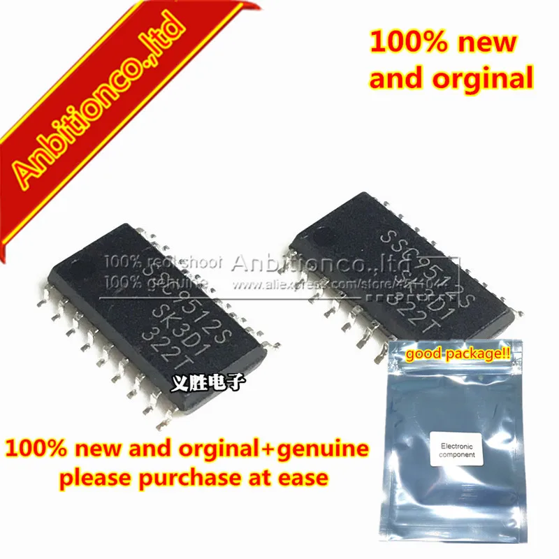 

Новинка 100%, оригинальная бесплатная доставка, контроллер SSC9512S SSC9512 IC для переключения резонансного типа