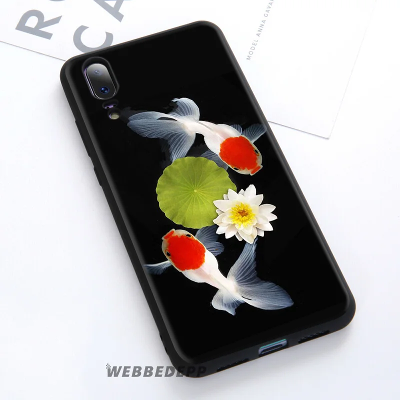 WEBBEDEPP Wave Art японский мягкий чехол для Huawei P30 P20 Pro P10 P9 Lite 2017 P Smart 2019 &amp Nova 3 3i Y9 |