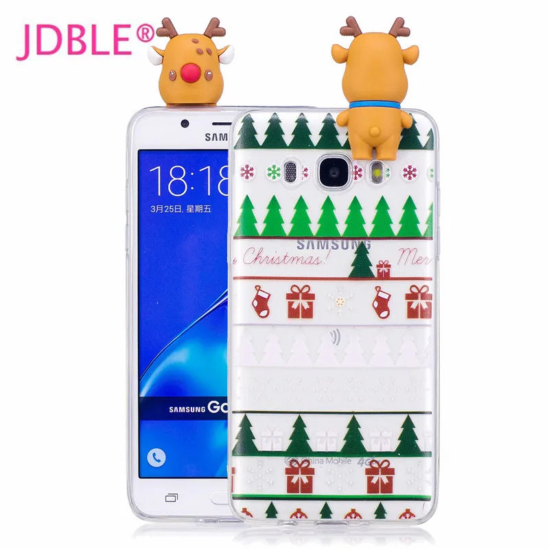 Jdble для Samsung J330 J530 J730 рождественских изображения 3D мультфильм окрашена