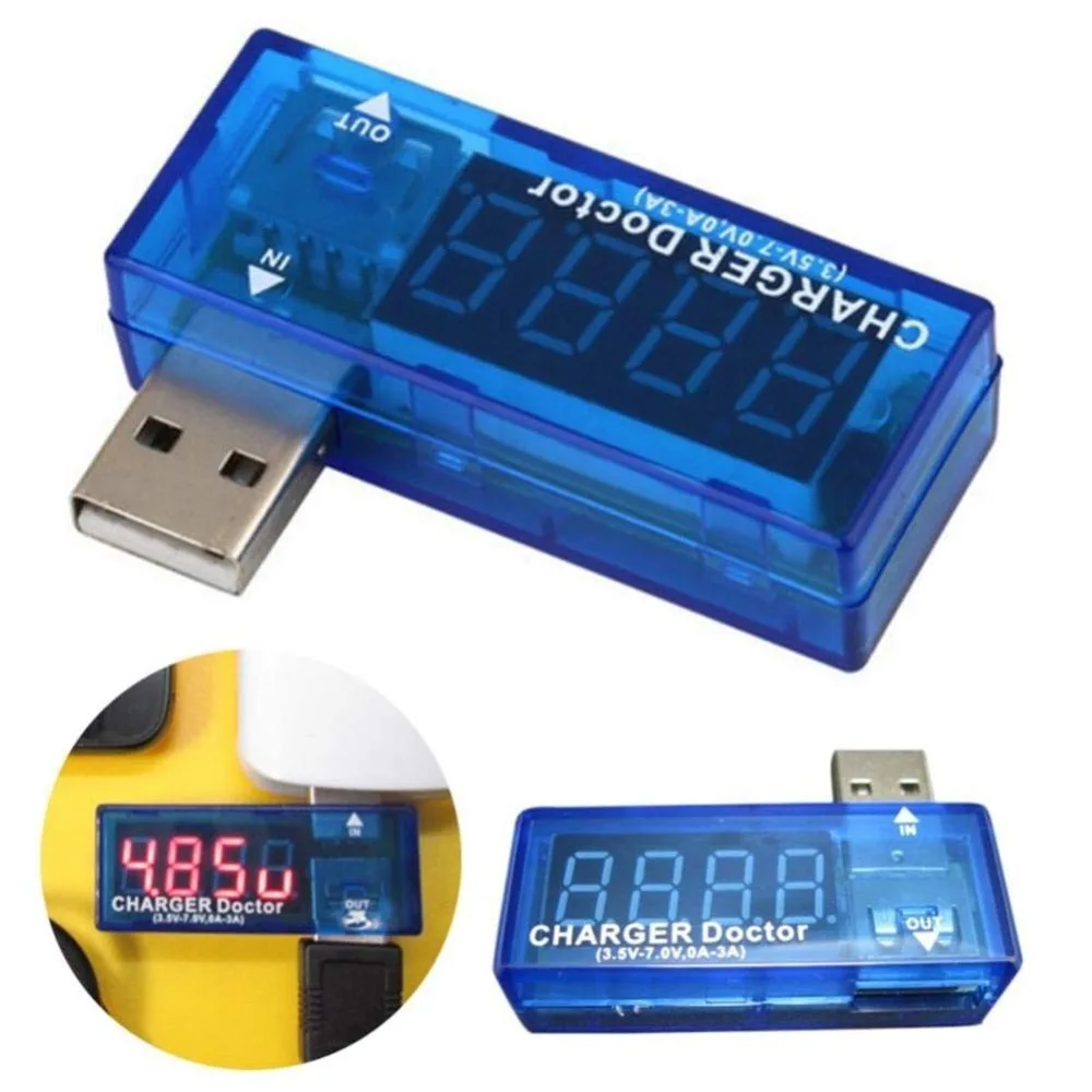 Мини USB тестер зарядное устройство медицинский вольтметр амперметр умная