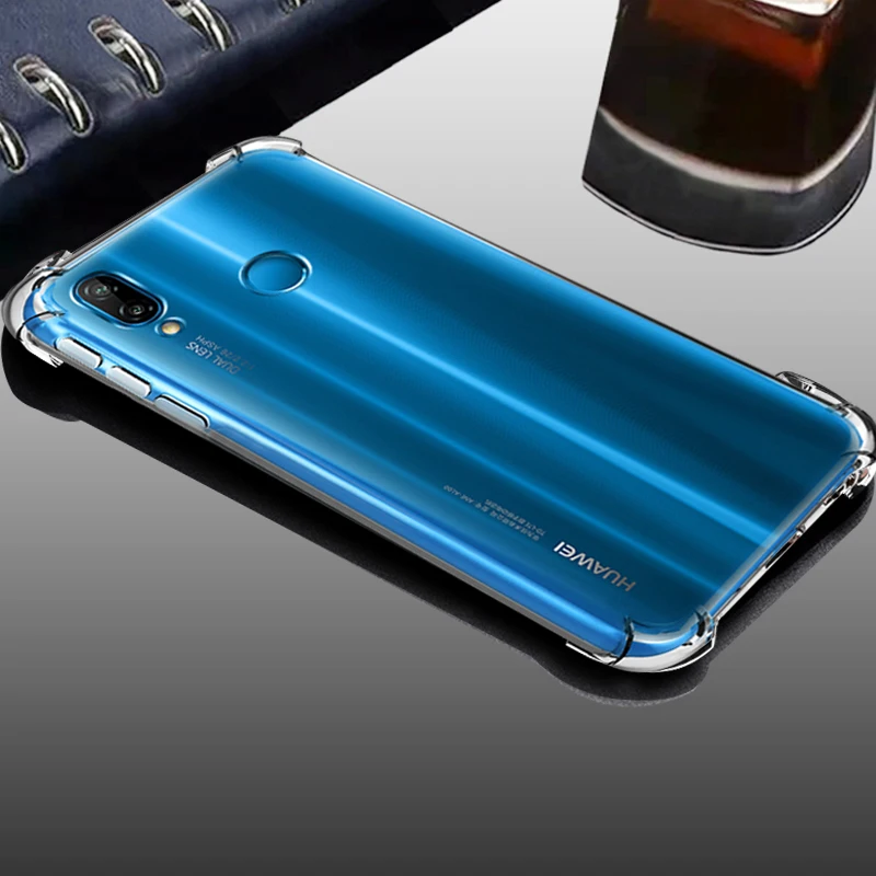 YUETUO прозрачный противоударный чехол на заднюю панель телефона для huawei p20 lite p20lite