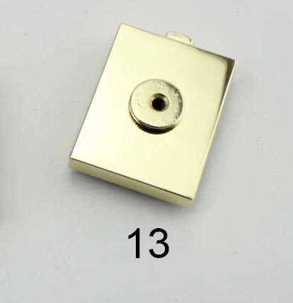 13 light gold Замки ассортимент ремонтных сумок, 1 шт. замок ремонт вашего кошелька, замок для экономии дамских сумок, ремонт женских личных сумок кошелек - Цвет: 13 light gold