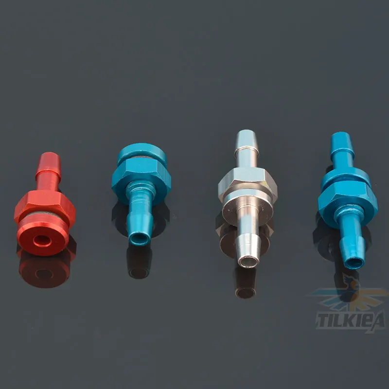 1 шт. синие/Серебристые водяные ниппели хорошего качества L32mm / L20.8mm M6 Thread Rc Boat