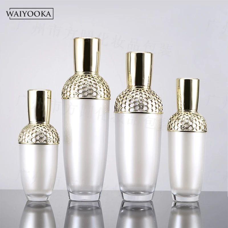 Fashion Vacuum Pump Plastic Bottle Refillable Acrylic Jar Dressing Table Organizer Skin Care Cosmetic Storage For Women | Дом и сад