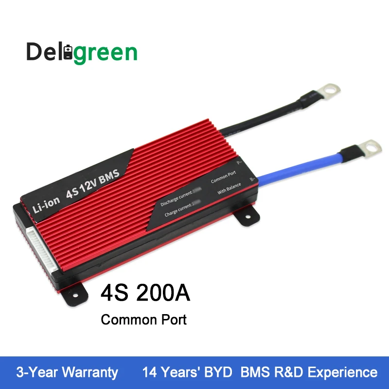 Deligreen 4S 200A 12 V PCM PCB BMS для LiFePO4 Батарея pack 18650 Lithion ионный Pack|Аксессуары| |