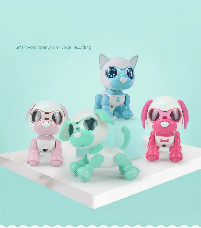 Детская игрушка робот собака Интерактивная умная детская Pet выгула собак