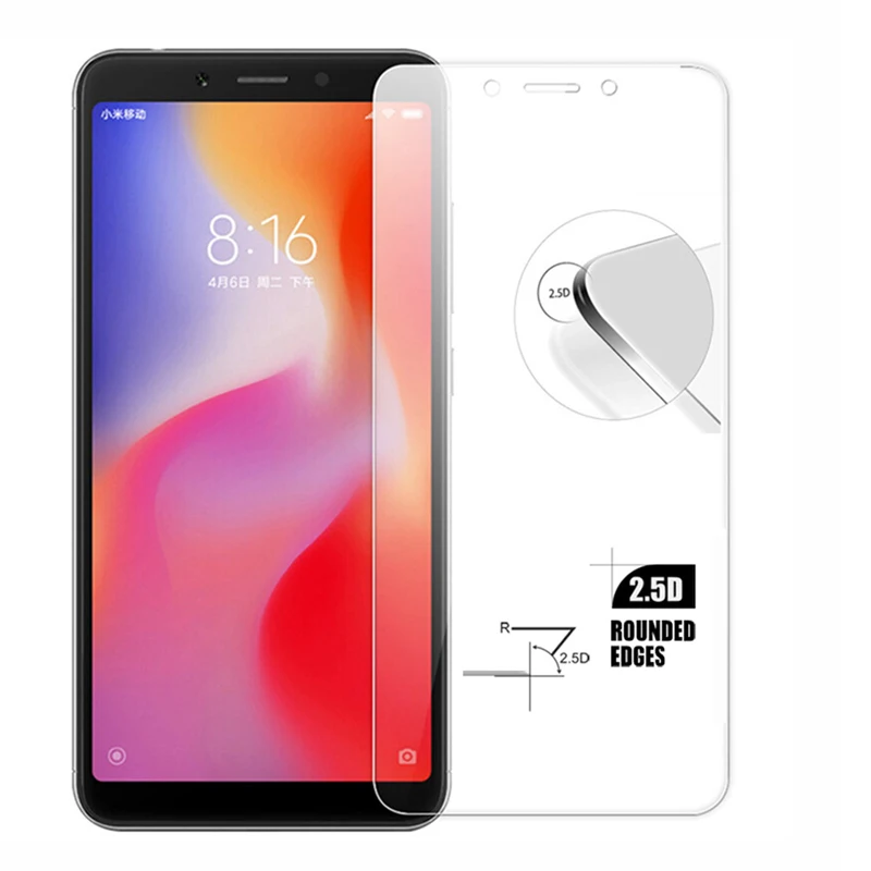 SRLEEKING для Xiaomi Redmi 6/6A стекло 2.5D Высокое качество протектор экрана Закаленное
