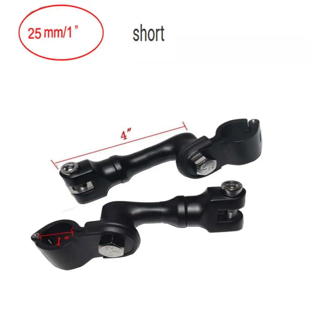 G Style 25 мм 32 мм 38 мм 1-1/" 1,5" Короткие регулируемые Угловые шоссейные защитные подножки для двигателя быстрые зажимы подножки монтажные зажимы - Цвет: G Style