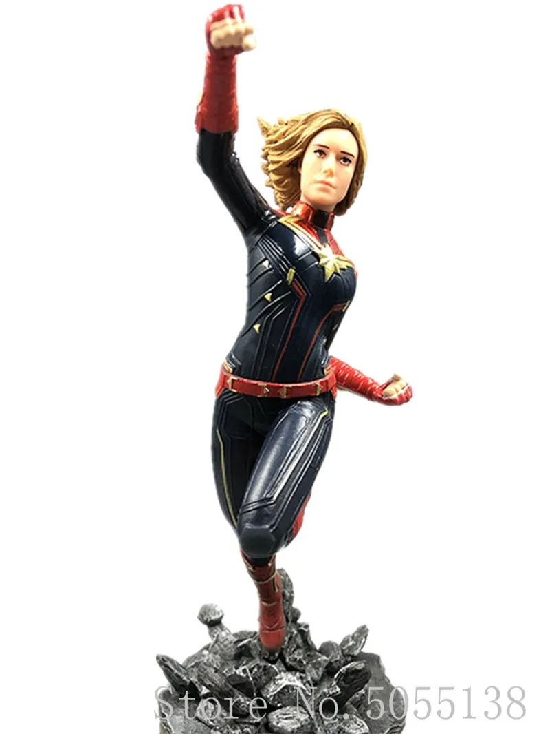 Мстители Марвел Капитан 23 см фигурка Carol Danvers 1/10 статуя KO's железные студии