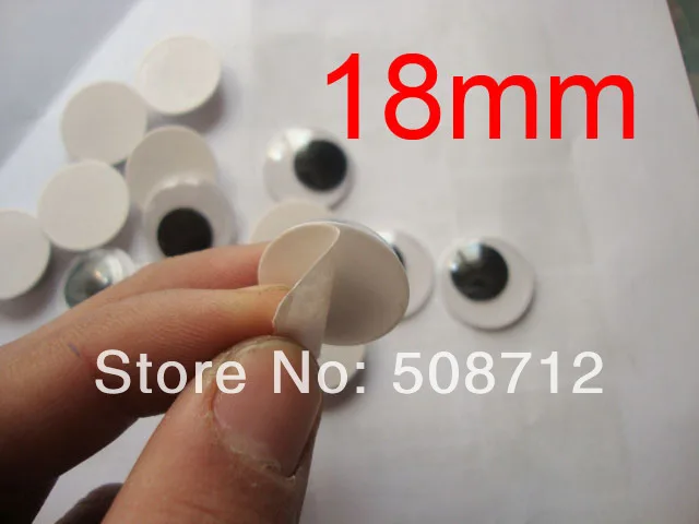 Бесплатная Доставка! Ручные игрушечные глаза сделай сам 18 мм 200 шт. подвижные