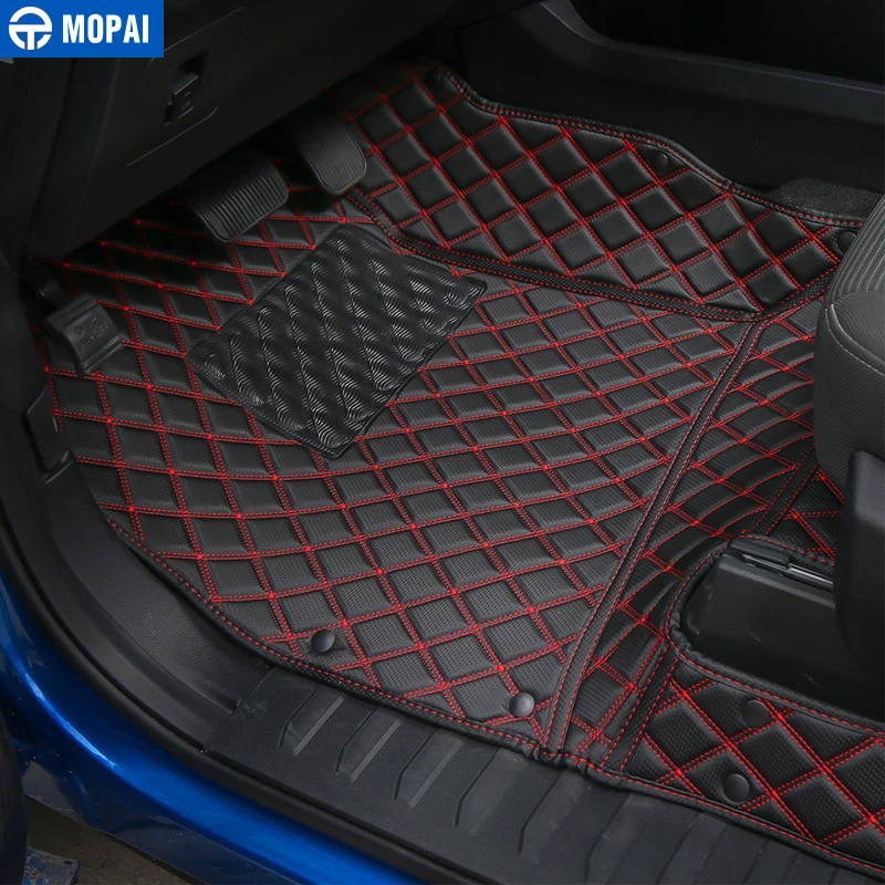 Аксессуары для салона автомобиля MOPAI кожаные напольные коврики накладки ног