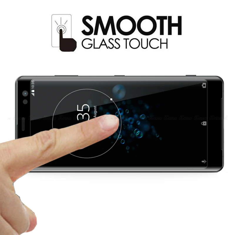 3D изогнутое полное покрытие из закаленного стекла для Sony Xperia XA2 XA1 Plus Ultra XZ1 XZ2 Compact
