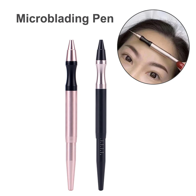 

1 Set Microblading Manual Pen with Micro Blades Permanent Makeup Accessories Supplies Tattoo Eyebrow/Lip Hand Tools with Needles