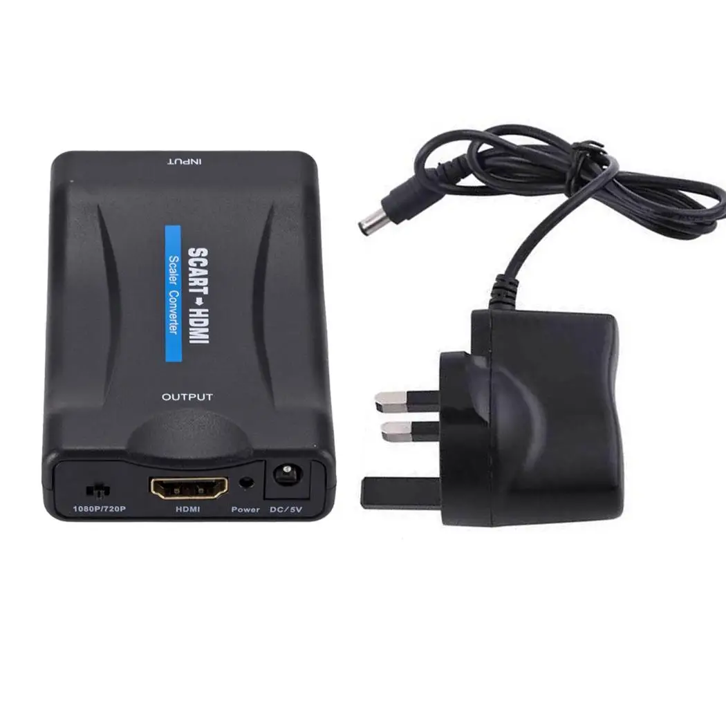 SCART до 1080P преобразователь аудиосигнала HDMI usb кабель с USB 60g HDTV 5 ~ 95% RH (без
