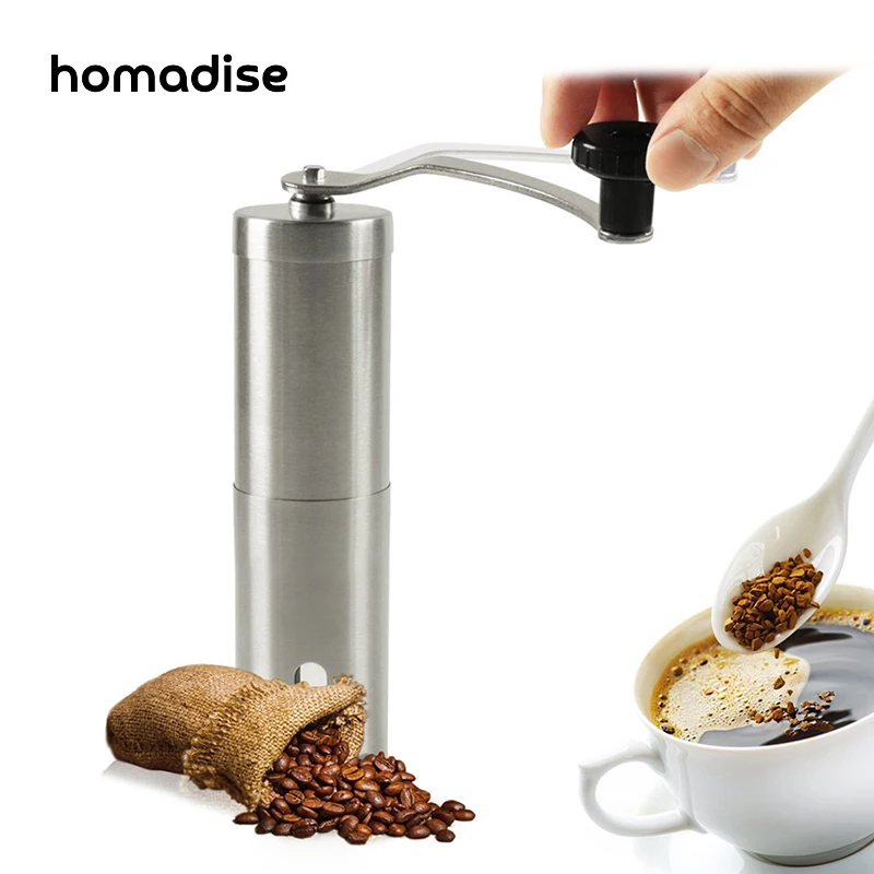 Ручная кофемолка Homadise мельница из нержавеющей стали для кофейных зерен