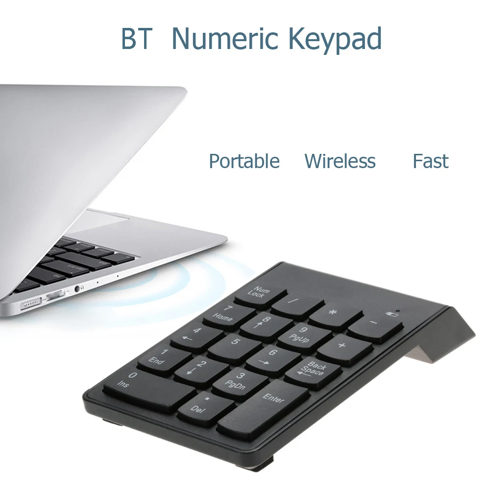 Беспроводная цифровая клавиатура BT 4 0 с 18 клавишами мини Для iMac/MacBook Air/Pro/iPad